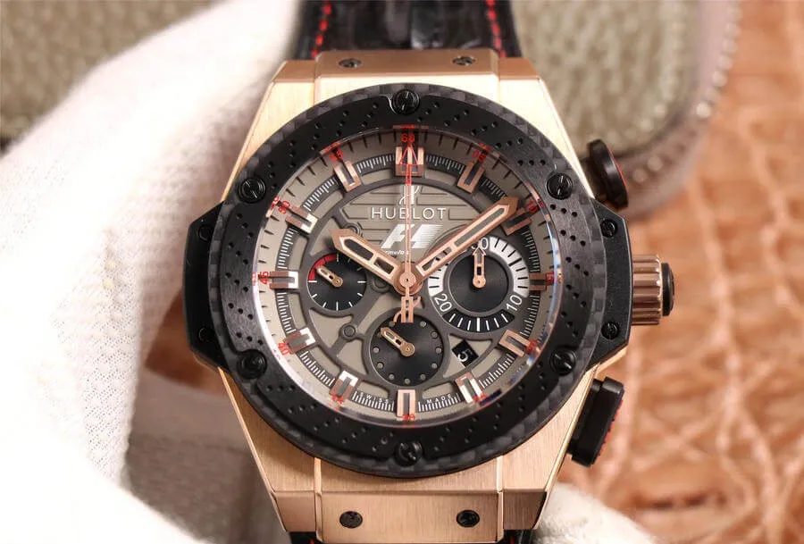 Hublot King Power 703.ZM.1123.NR.FMO10 V6 Factory 1:1 Best Edition Replica Watch Leather Strap
